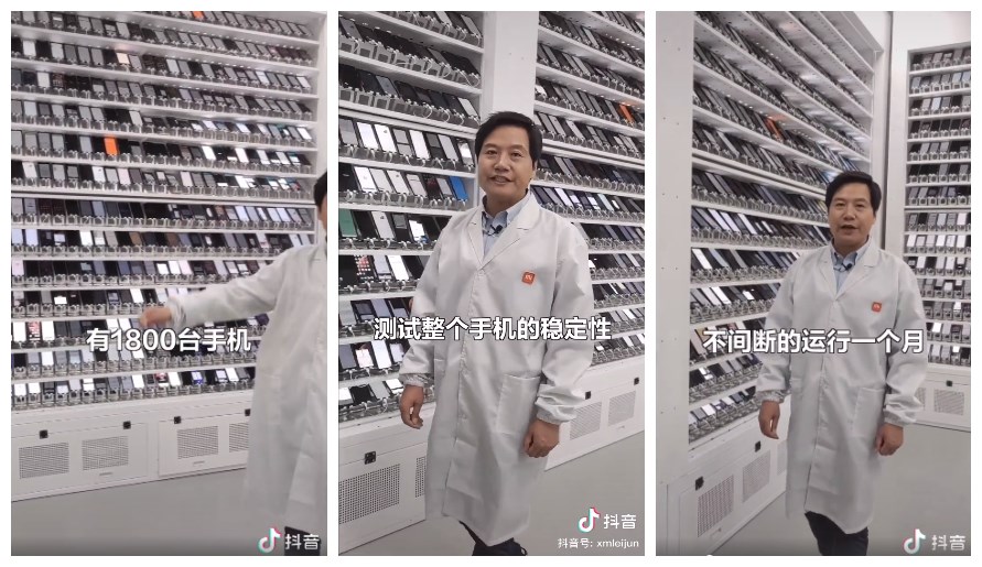 Xiaomi laboratuvarı görüntülendi: 1.800 akıllı telefon aynı anda test ediliyor