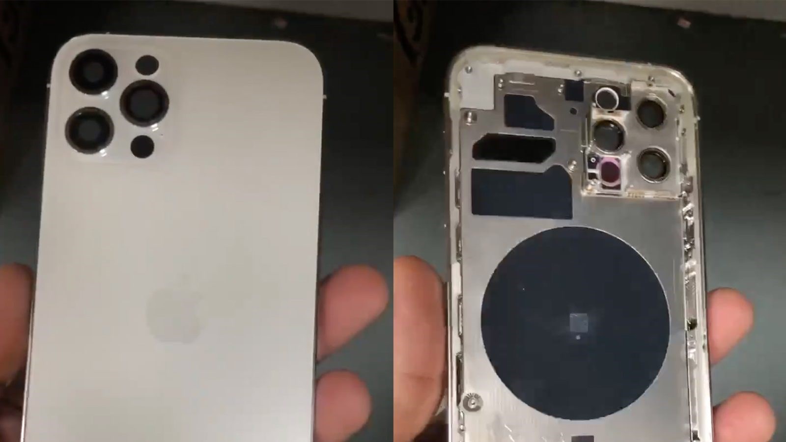 Lidar tarayıcılı iPhone 12 Pro'nun metal çerçeveye sahip kasası görüntülendi [video]
