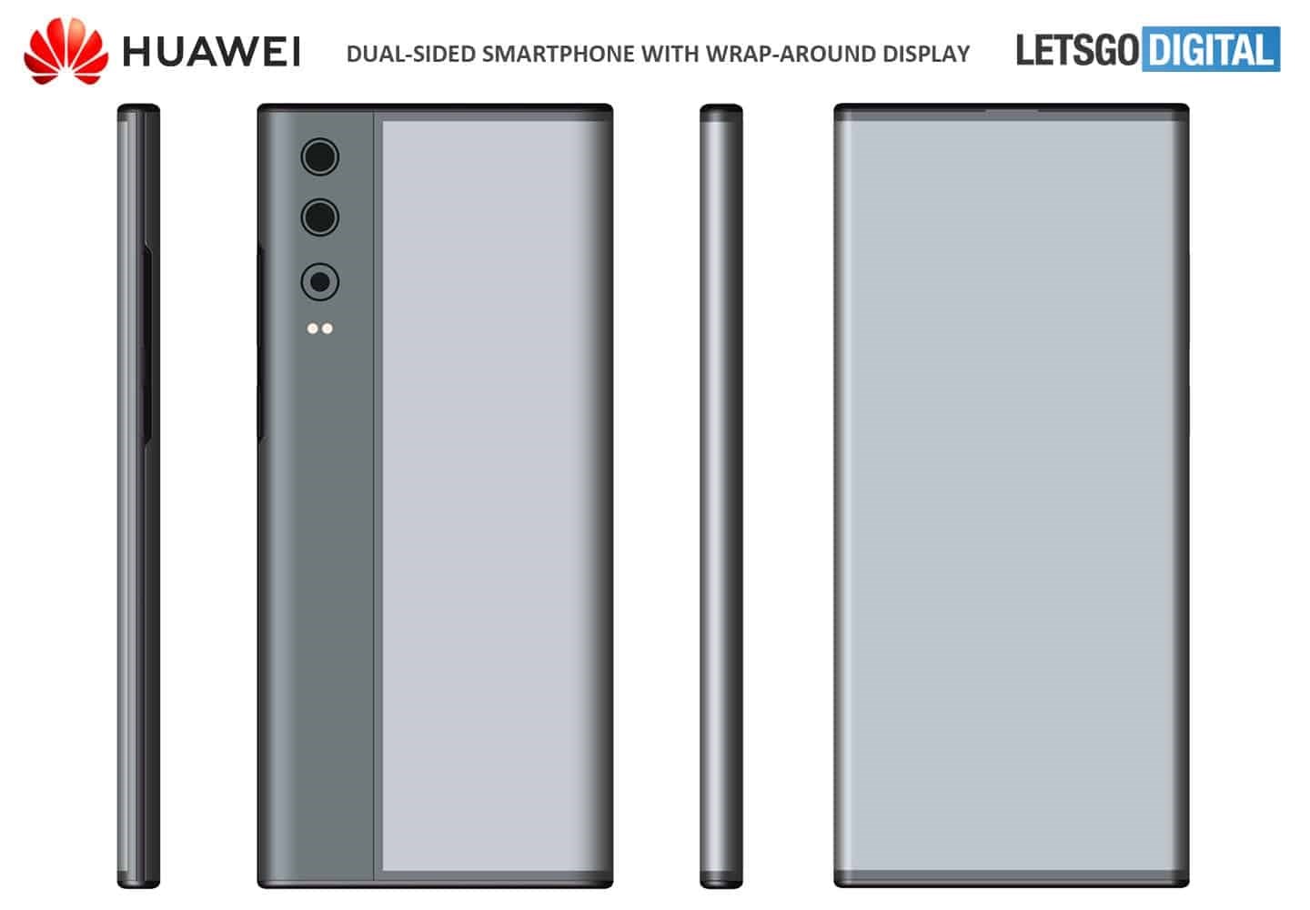 Huawei, Mi Mix Alpha'ya benzeyen bir akıllı telefonun patentini aldı