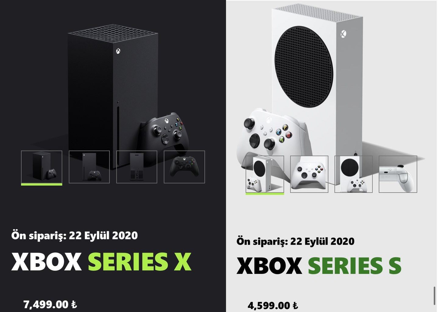 Xbox Series X ve Xbox Series S Türkiye fiyatları belli oldu