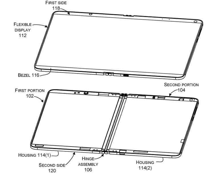 Microsoft yeni bir katlanabilir cihaz patenti aldı