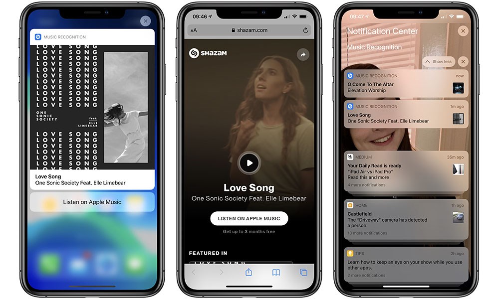 iOS 14.2 güncellemesiyle denetim merkezine müzik tanıma özelliği eklenecek