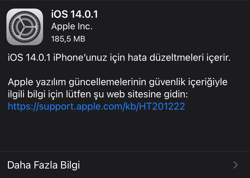 iOS 14.0.1 güncellemesi çıktı! Hangi sorunlar giderildi?