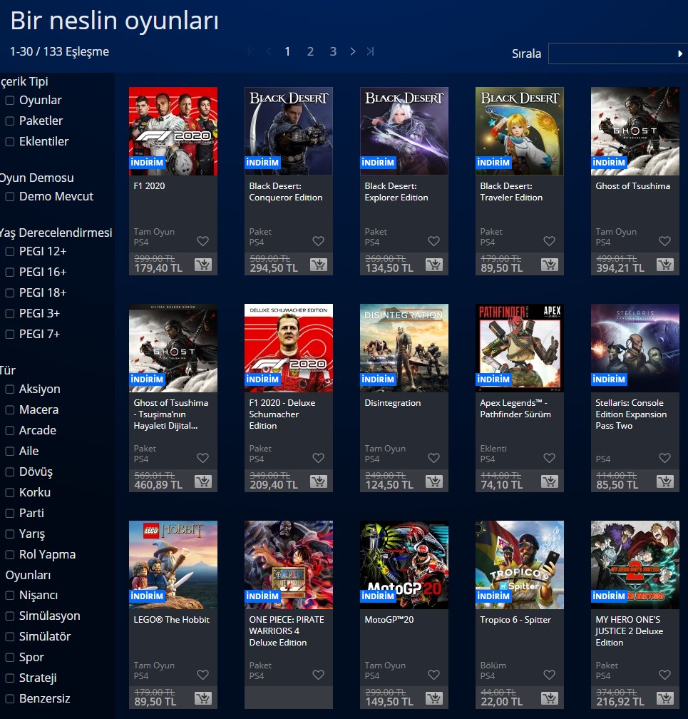 PlayStation Store’da yüzde 70 varan indirimler başladı