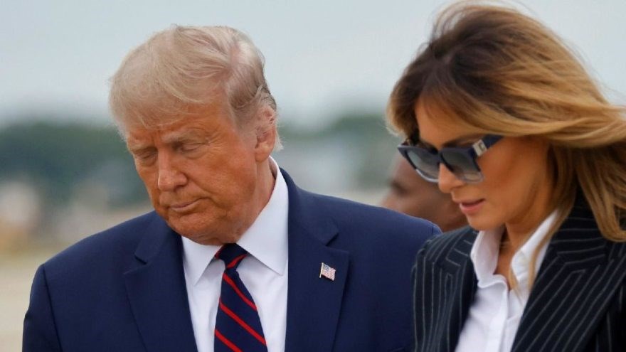 ABD Başkanı Donald Trump ile eşi Melanie Trump, koronavirüse yakalandı
