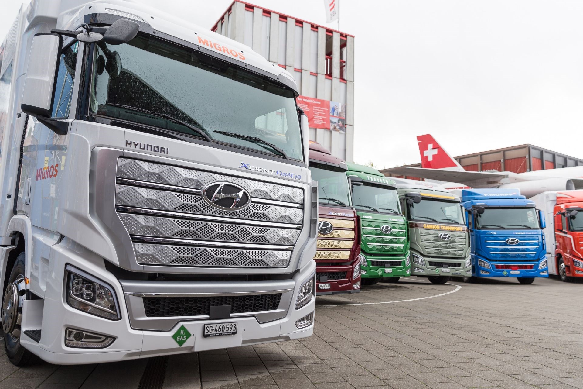 Hyundai'nin hidrojen yakıtlı kamyonu Xcient, Avrupa yollarına çıktı
