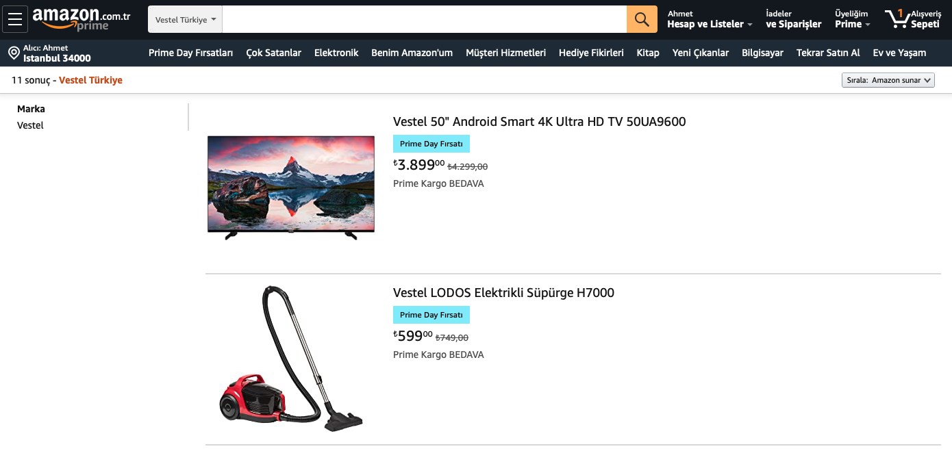 Amazon’da uygun fiyata Vestel ve Monster Notebook fırsatları var