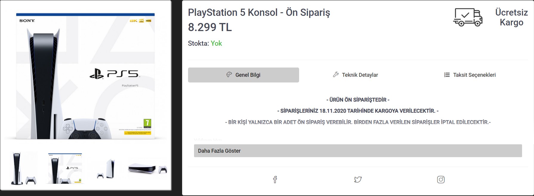 PS5 Türkiye'de ilk kez ön siparişe açıldı: Anında tükendi (Güncelleme)