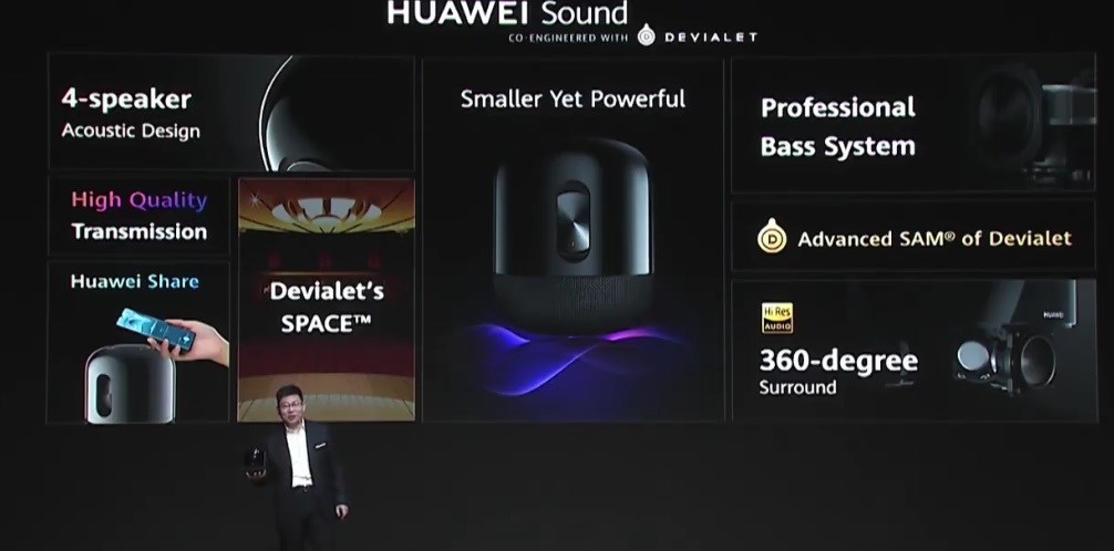 Huawei Sound akıllı hoparlör ön siparişlere başladı