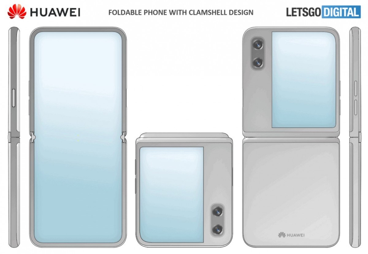 Huawei'e ait yeni bir katlanabilir telefonun patenti ortaya çıktı