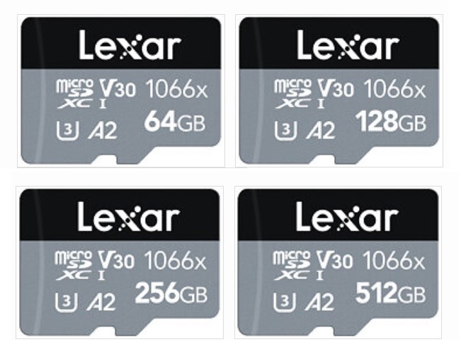 Lexar hız odaklı 1066x microSD kart serisini duyurdu