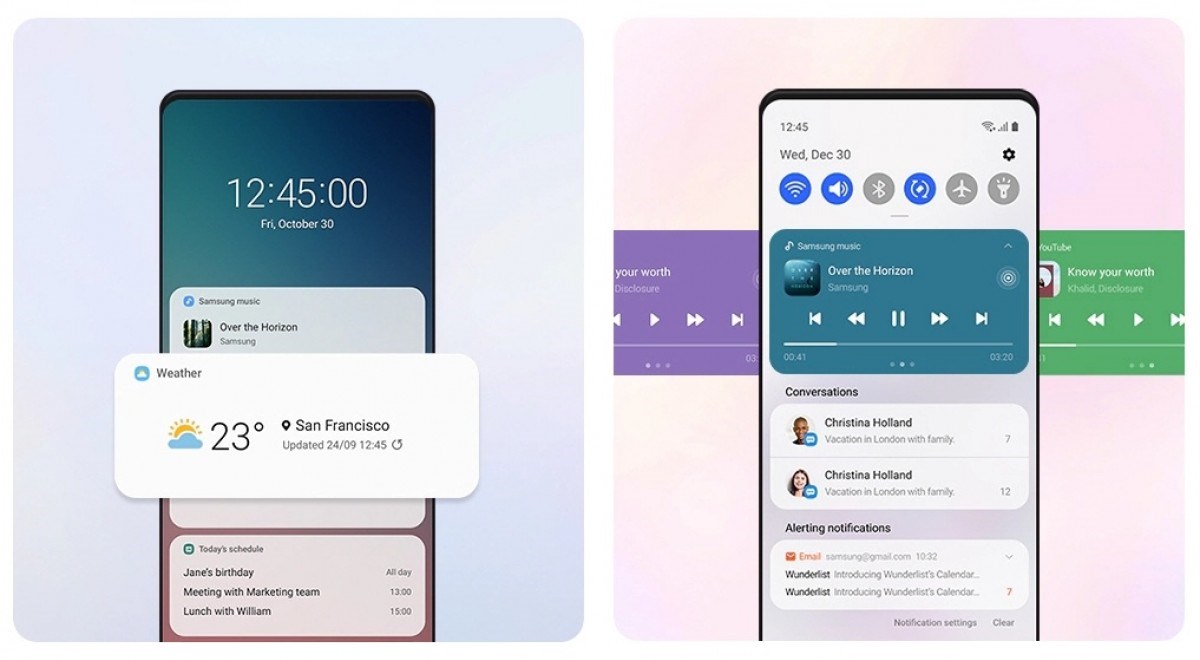 Samsung, Android 11 tabanlı One UI 3.0'ın temel özelliklerini tanıttı