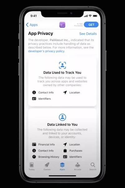 Apple artık iOS uygulamalarının hangi verileri topladığını etiketlerle gösterecek