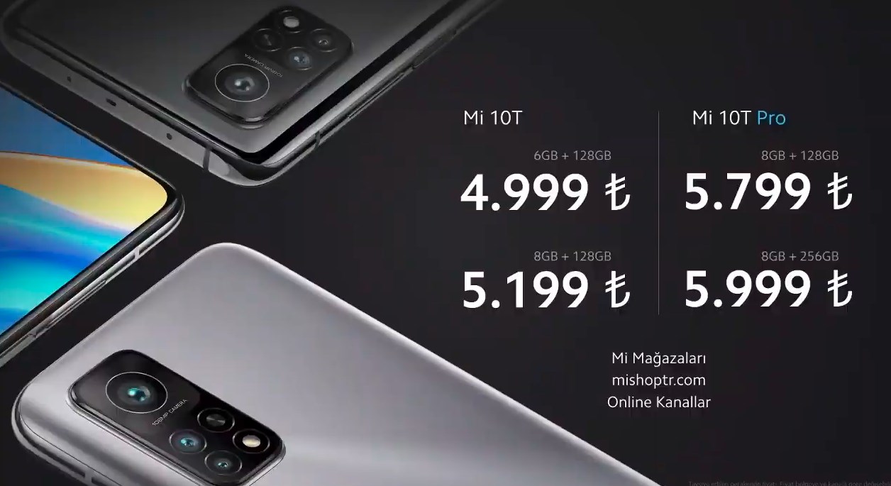 Amiral gemisi katili Xiaomi Mi 10T ve Mi 10T Pro’nun Türkiye fiyatı açıklandı