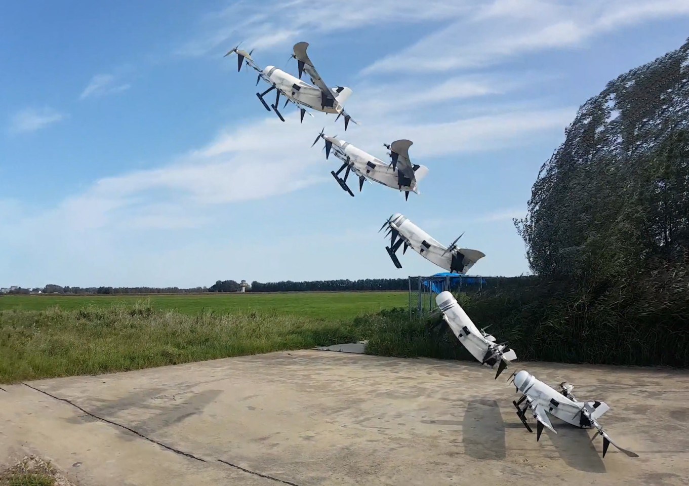 Hidrojenden güç alan dron, 3.5 saat süreyle havada kaldı