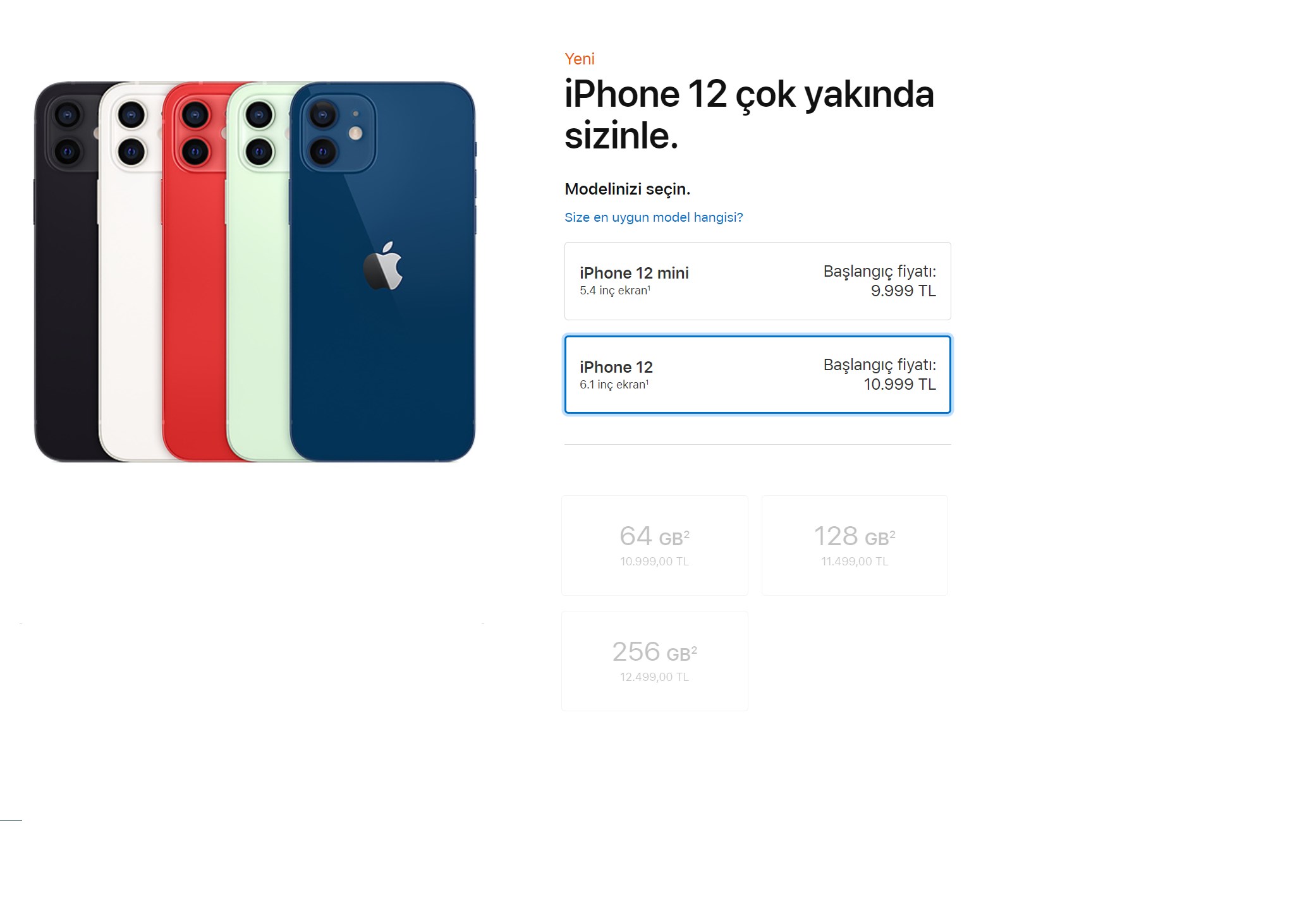 iPhone 12 Türkiye fiyatları Apple tarafından resmen açıklandı!