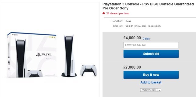eBay, abartılı fiyata PS5 fotoğrafı satanların ilanını kaldırmaya başladı