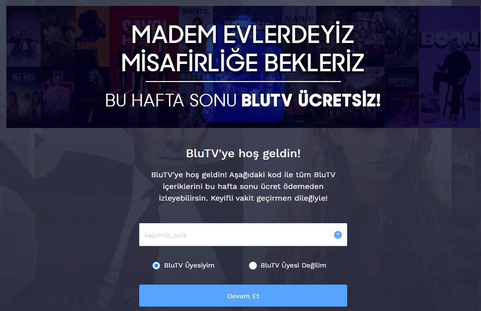 BluTV ücretsiz olarak nasıl izlenir?