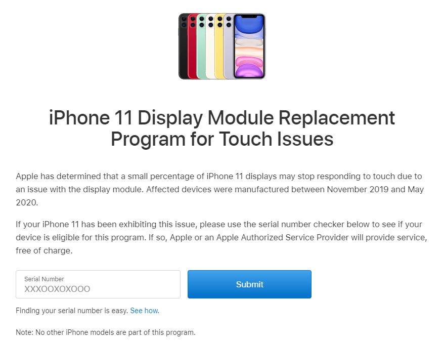 Apple, iPhone 11'lerin ekranını ücretsiz değiştirecek