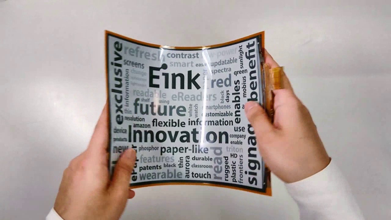 Esnek ve renkli e-ink ekranlar giyilebilir cihazlara gelebilir