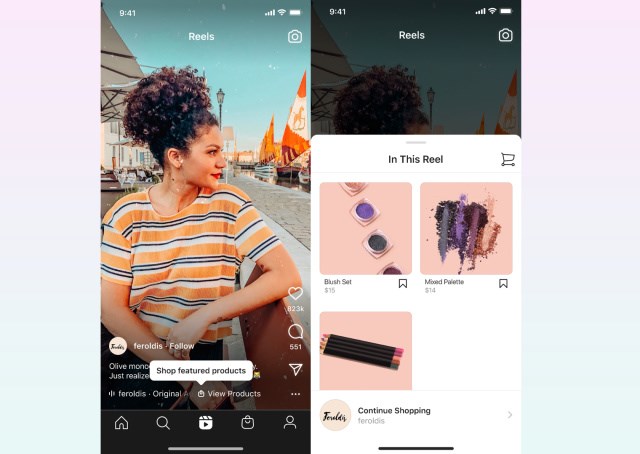 Instagram Reels alış veriş dönemini başlatıyor