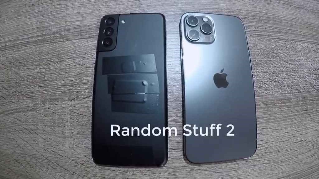Galaxy S21+ ve iPhone 12 Pro Max bir arada görüntülendi [Video]