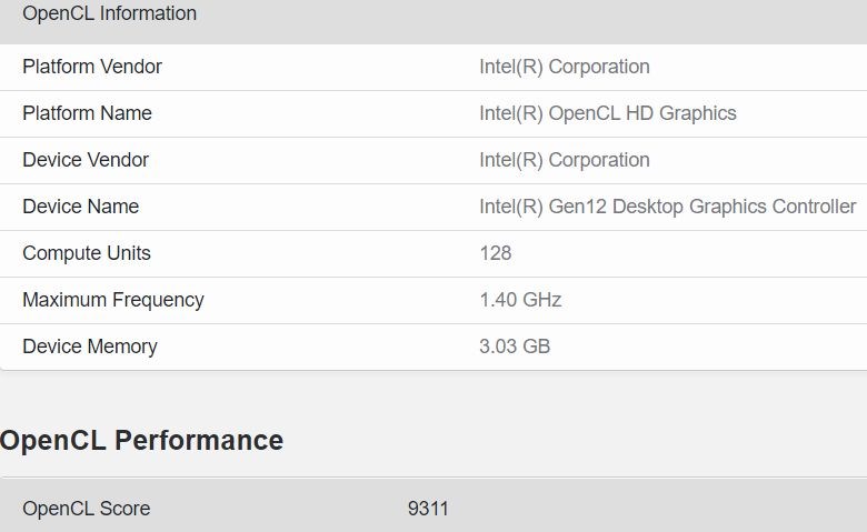 Intel’in 128 EU içeren harici ekran kartı gün yüzüne çıktı