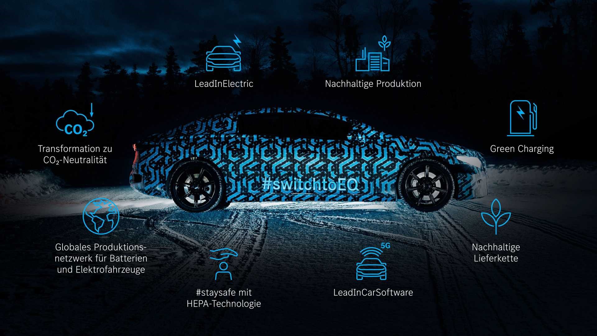 Elektrikli Mercedes EQS'ten yeni teaser geldi