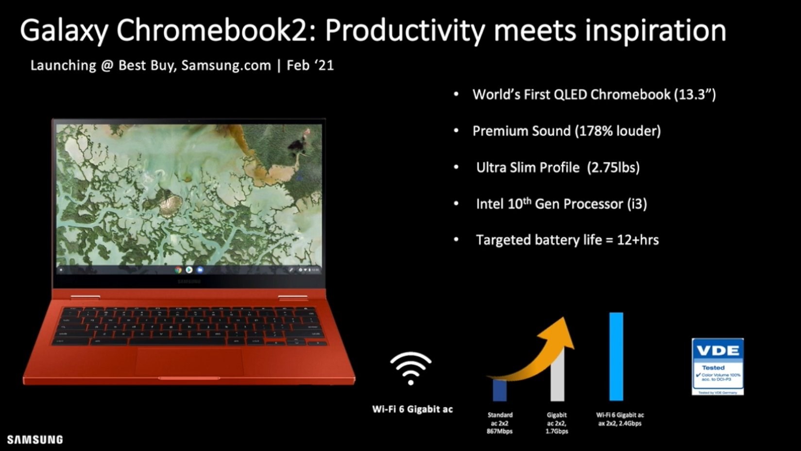Samsung Galaxy Chromebook 2'nin teknik özellikleri sızdı: QLED ekran, WİFİ 6 ve daha fazlası