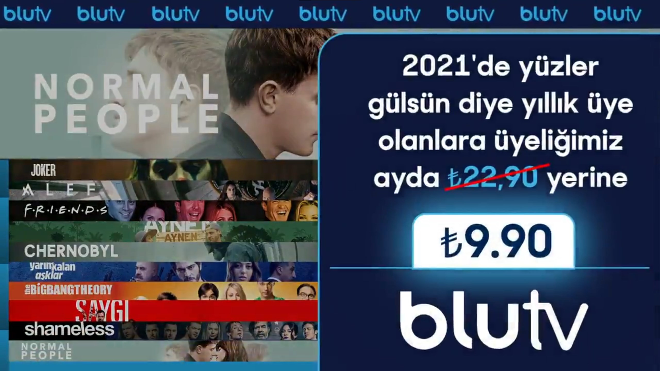 BluTV yılbaşında indirime giriyor