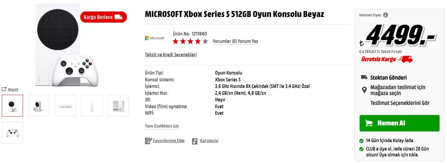 Konsol fiyatları düşmeye başladı: Xbox Series X, 7.499 TL; Xbox Series S, 4.499 TL
