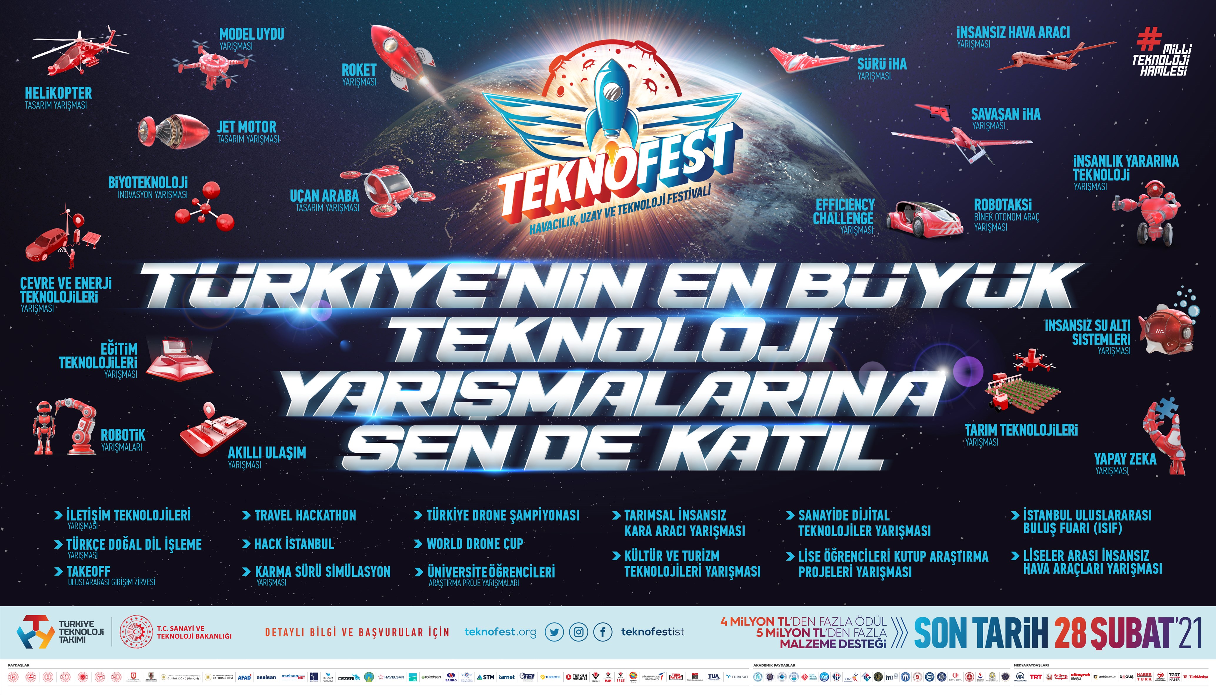 TEKNOFEST 2021 başvuruları başladı