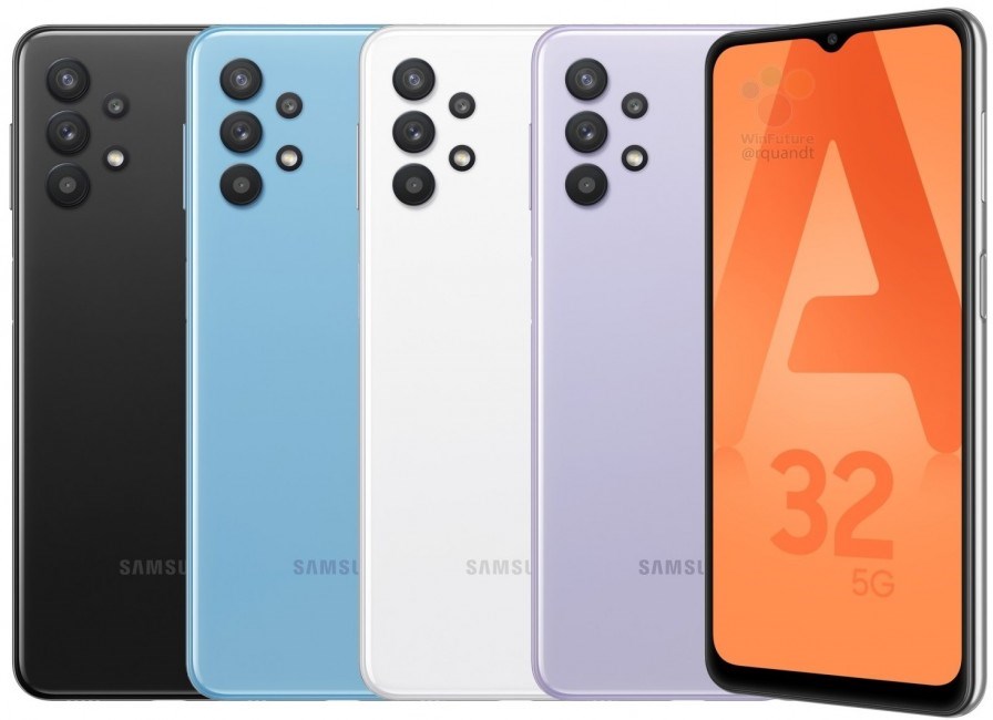 Samsung'un en uygun 5G telefonu Galaxy A32 5G'nin basın görselleri ortaya çıktı