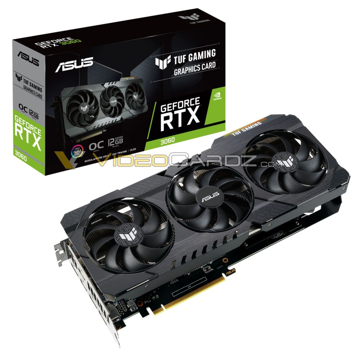 RTX 3060’lar çoğalıyor: ASUS RTX 3060 12 GB TUF görüntülendi