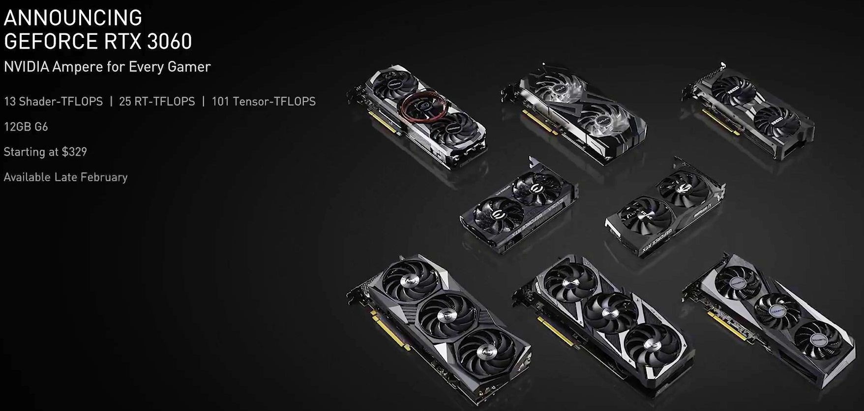 Nvidia referans tasarım RTX 3060 planlamıyor