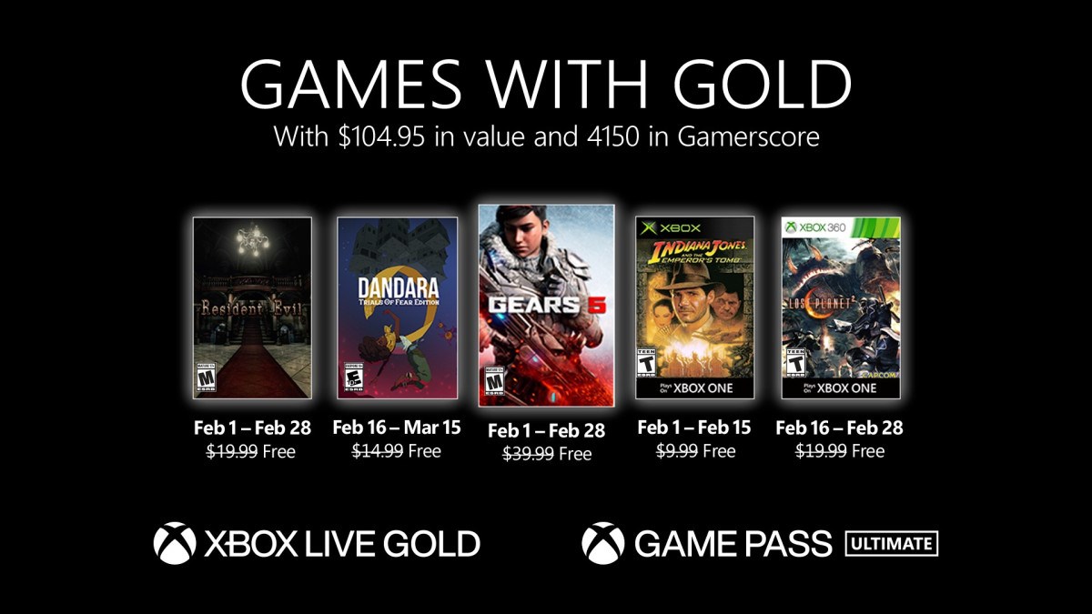 Xbox Live Gold üyelerine Şubat ayında verilecek ücretsiz oyunlar belli oldu