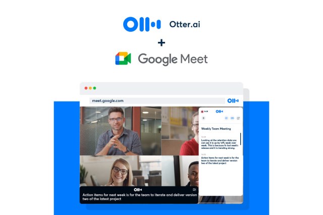 Google Meet için Otter dikte servisi başladı