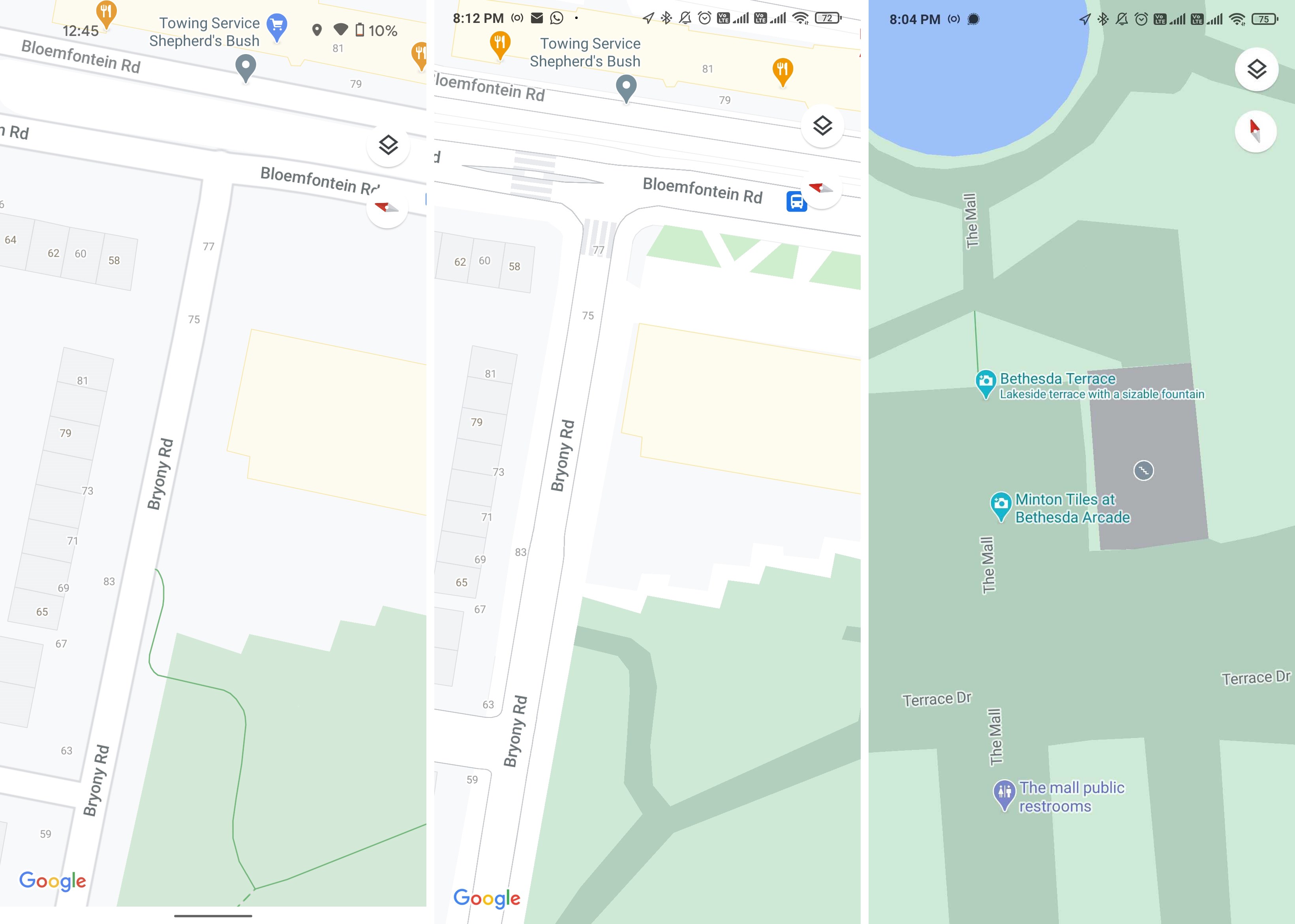 Google Haritalar dört büyük şehir için sokak düzeyinde süper ayrıntılar sunmaya başladı
