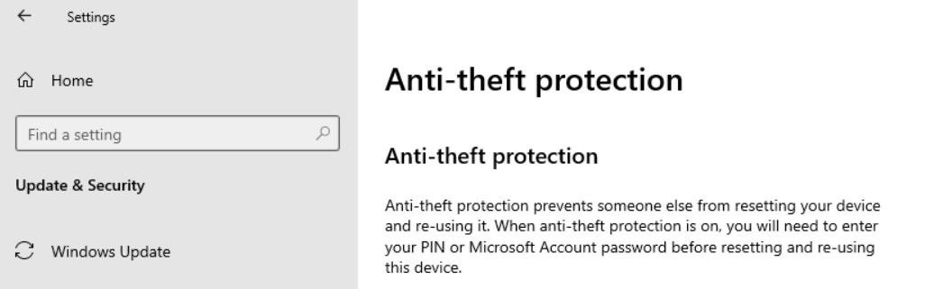 Windows 10X hırsızlığa karşı koruma özelliği sunacak