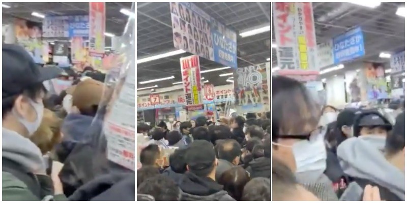 PS5 Japonya'da tekrar satışa çıktı; Covid-19'a rağmen marketin içinde izdiham yaşandı