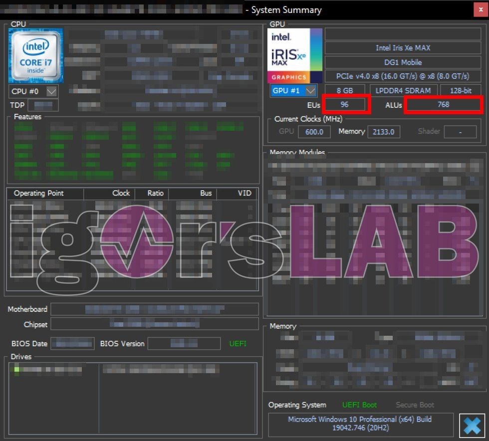 Intel DG1 SDV kartı kısmen test edildi, PCB’si görüntülendi