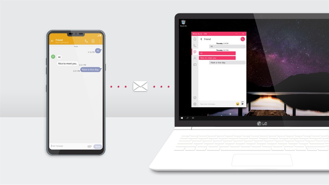 LG telefonlar için Windows 10 bağlantı uygulaması yayınlandı: Virtoo