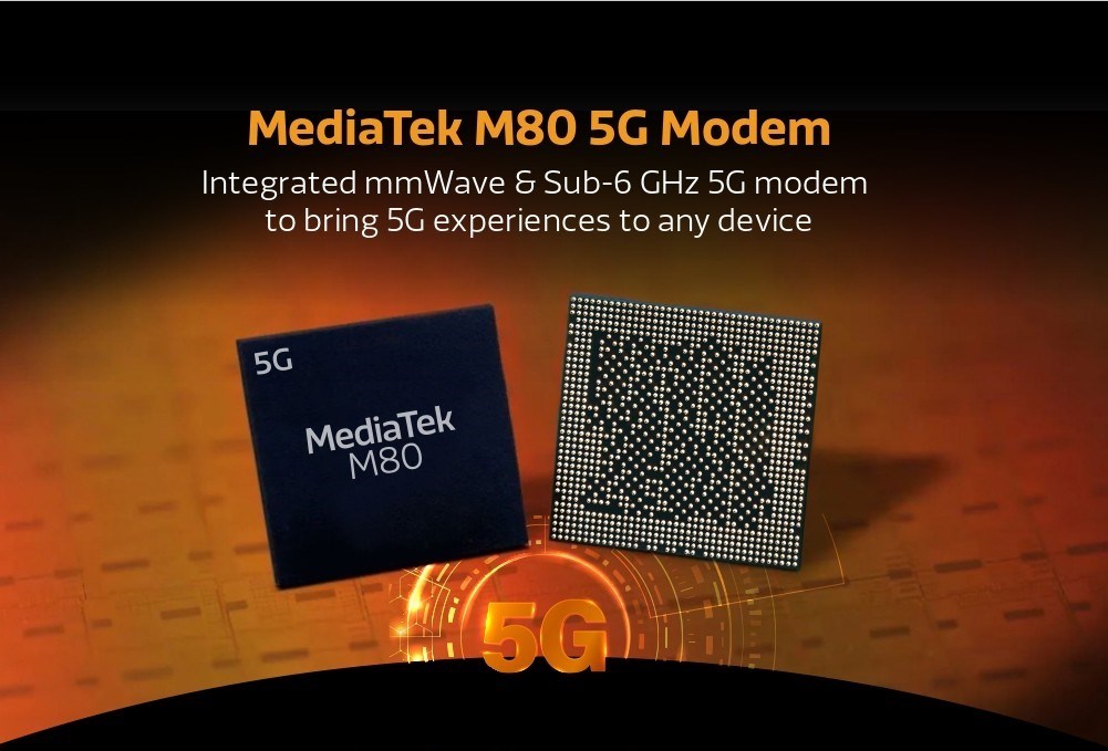 MediaTek'in ilk mmWave destekli modemi olan M80 5G, 7.67 Gbps indirme hızı sunuyor