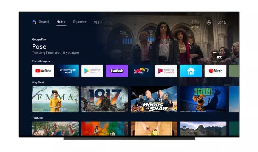 Google, Android TV'nin arayüzünü yeniledi: İşte görüntüleri