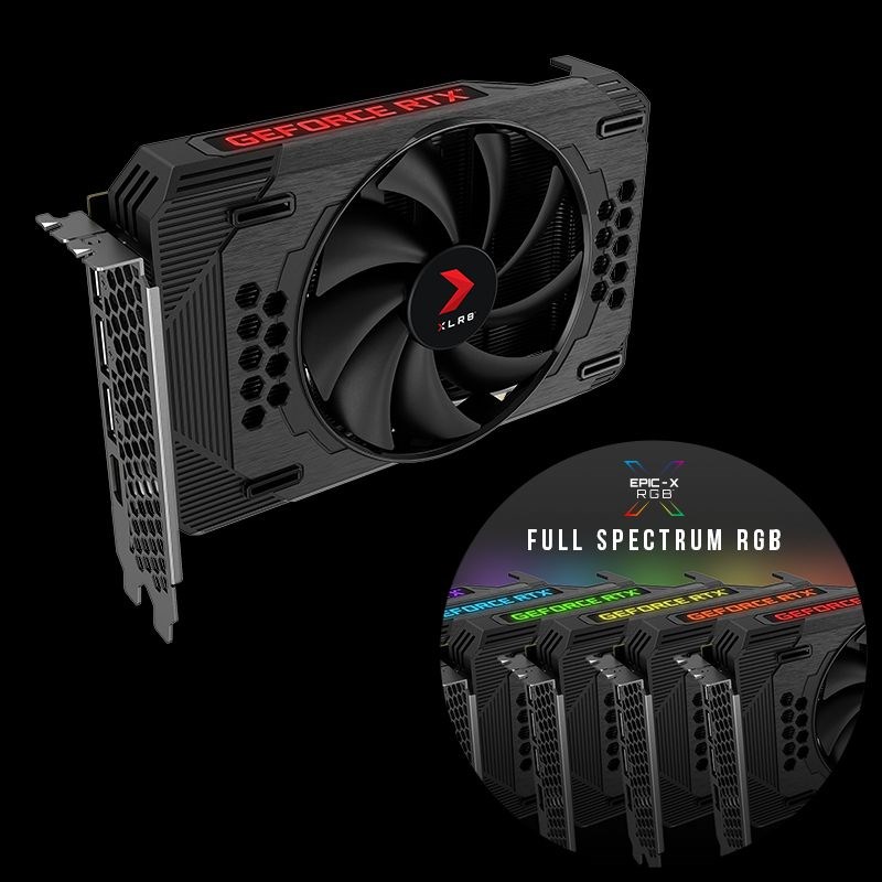 Boyu adından daha kısa: PNY GeForce RTX 3060 12GB XLR8 Gaming REVEL EPIC-X RGB Single Fan Edition duyuruldu