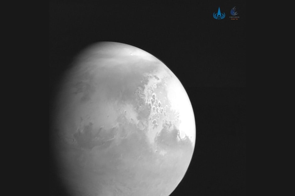 Çinli uzay aracı, Mars'ın yörüngesinden müthiş bir video gönderdi