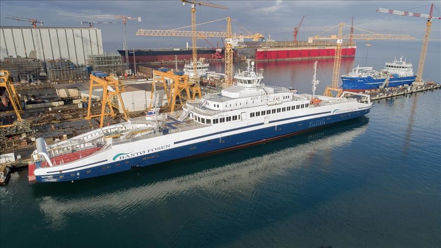 Türkiye'de üretilen elektrikli feribot Norveç sularında hizmete giriyor