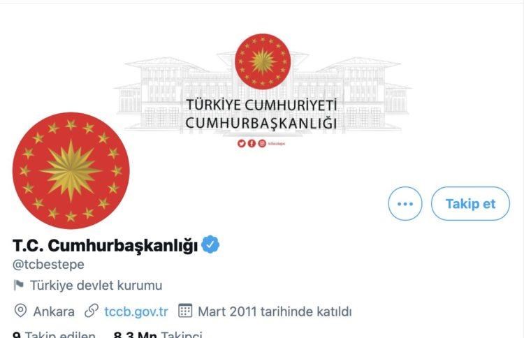 Türkiye'deki hükümet yetkililerin Twitter hesaplarına devlet görevlisi etiketi eklendi