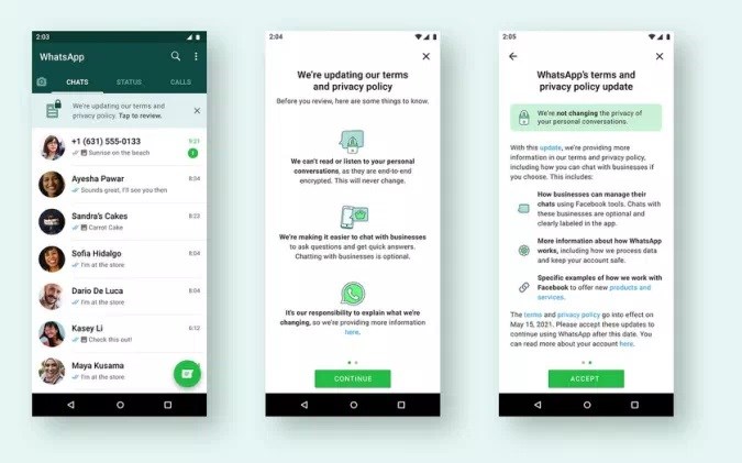 WhatsApp gizlilik sözleşmesini gözümüze sokmaya devam edecek