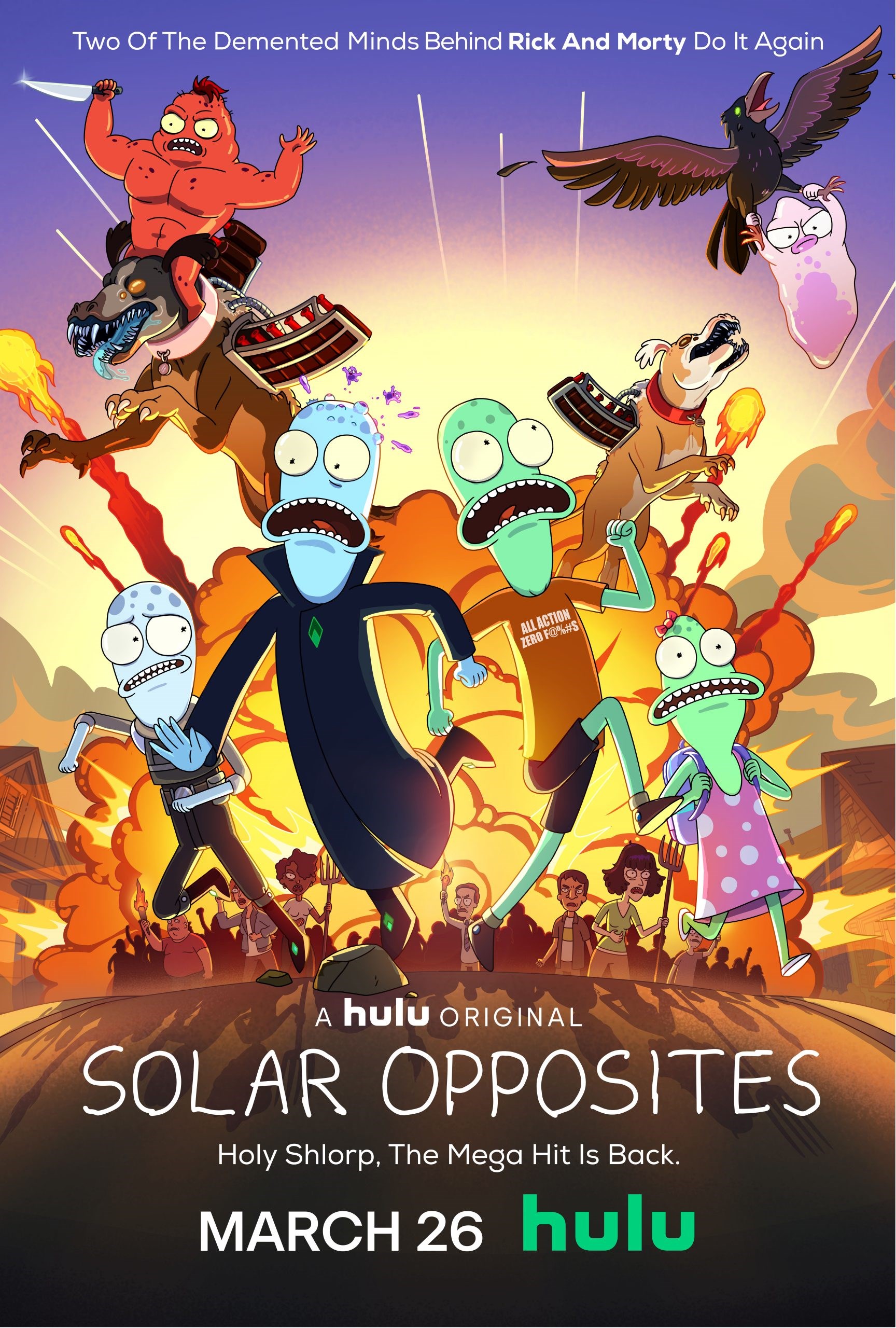 Rick and Morty yaratıcılarının yeni dizisi Solar Opposites'in 2. sezon fragmanı yayınlandı